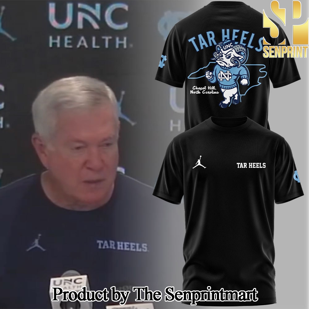 North Carolina Tar Heels Football Coach For Sport Fans All Over Printed Tshirt Set SEN3320