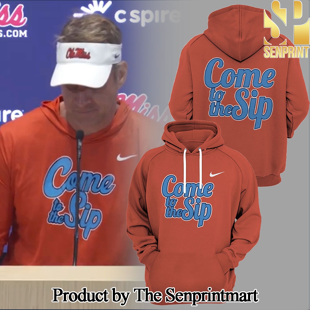 Ole Miss Rebels Football Coach Lane Kiffin Hoodie Set SEN3338