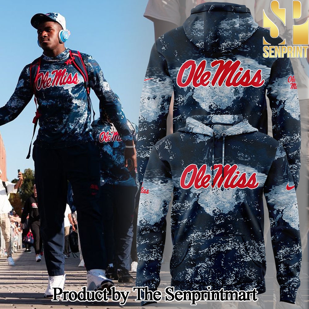 Ole Miss Rebels Football New Version 2024 Hoodie Set SEN3334