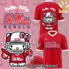 Ole Miss Rebels Football x Hello Kitty For Fans All Over Print Jersey Set 2024 SEN3345