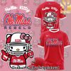 Ole Miss Rebels Football x Hello Kitty For Sport Fans 3D Combo T-shirt 2024 SEN3350