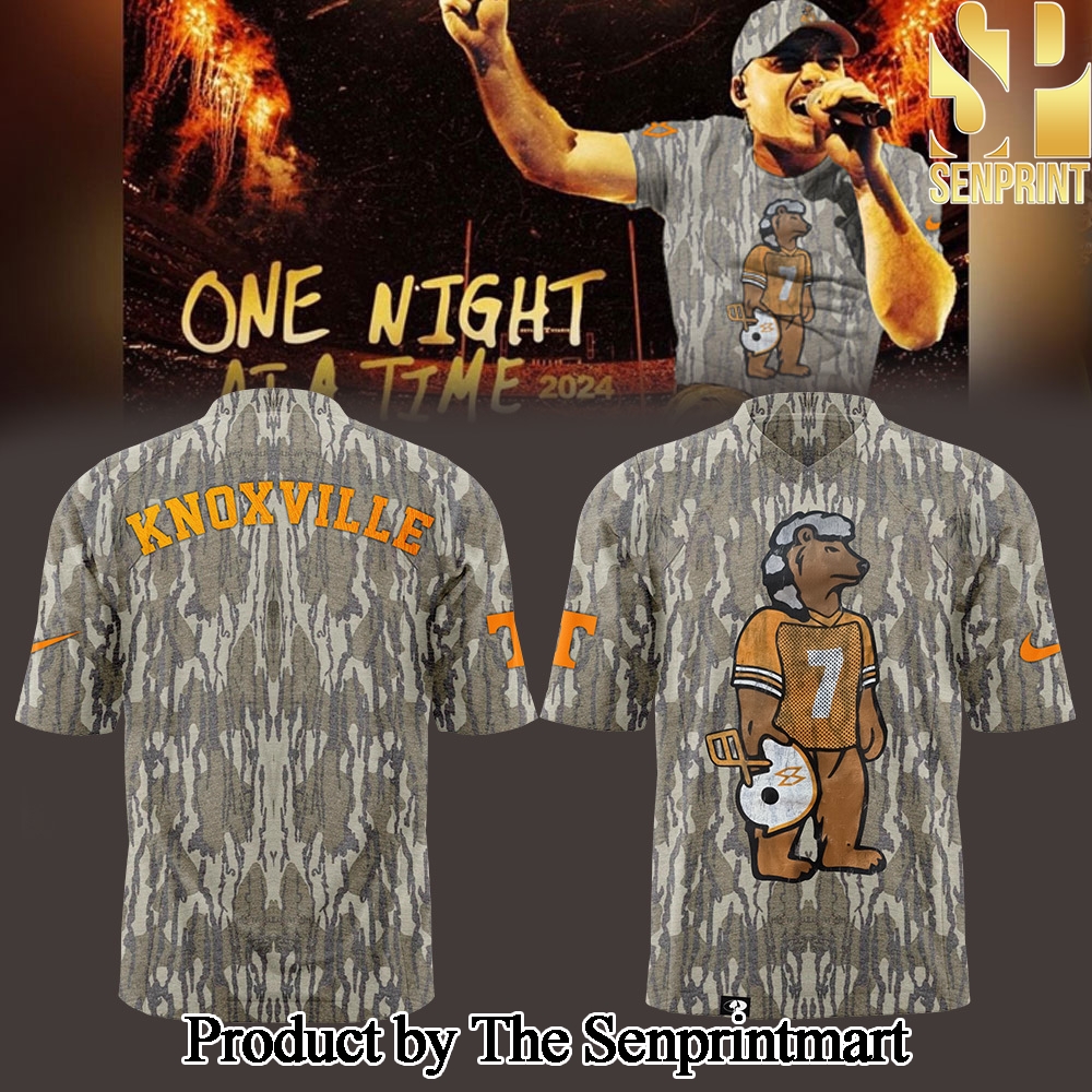 Tennessee Volunteers Football Morgan Wallen Camo Mossy Oak For Fans All Over Print Jersey Set 2024 SEN3570