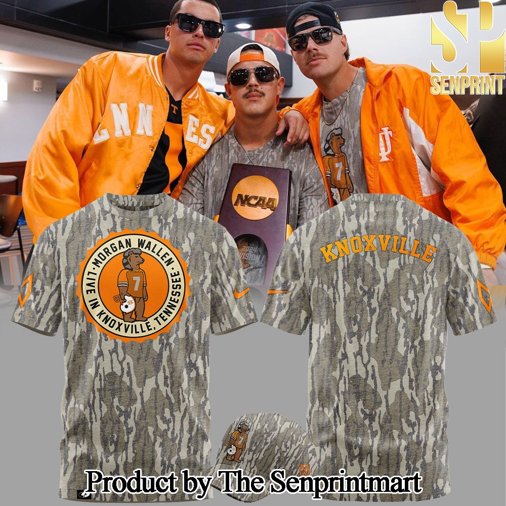 Tennessee Volunteers Football Morgan Wallen Camo Mossy Oak Tshirt 2024 SEN3551