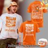 Tennessee Volunteers Football Morgan Wallen Live Knoxville Tennessee Sept 20 and 22 2024 Orange Hoodie and Pants and Snapback Cap Set SEN3574