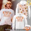 Tennessee Volunteers Football Morgan Wallen Live Knoxville Tennessee Sept 20 and 22 2024 White Hoodie and Pants and Snapback Cap Set SEN3566