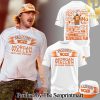 Tennessee Volunteers Football Morgan Wallen Live Knoxville Tennessee Sept 20 and 22 2024 White Tshirt and Pants and Snapback Cap Set SEN3569