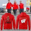 Wisconsin Badgers Football Casual Full Printed Hoodie Set SEN3677