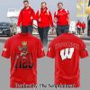 Wisconsin Badgers Football Casual Full Printing Tshirt Set SEN3679