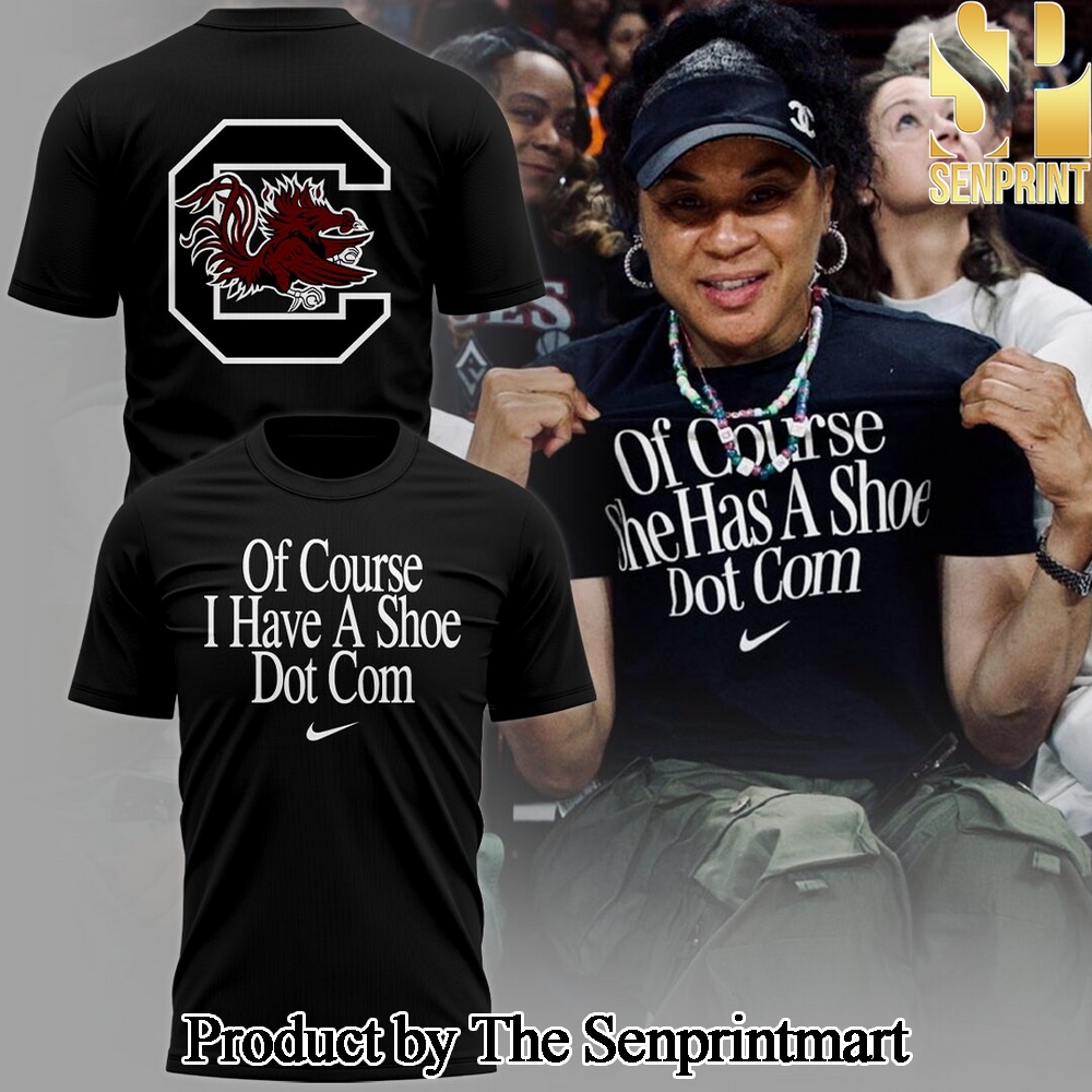 South Carolina Gamecocks Dawn Staley Classic All Over Printed T-Shirt SEN1871