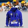 Toledo Rockets Football Half Zip Hoodies Gray SEN2188