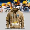 Toledo Rockets Football Half Zip Hoodies Gray SEN2188