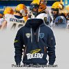 Toledo Rockets Football Half Zip Hoodies White SEN2189