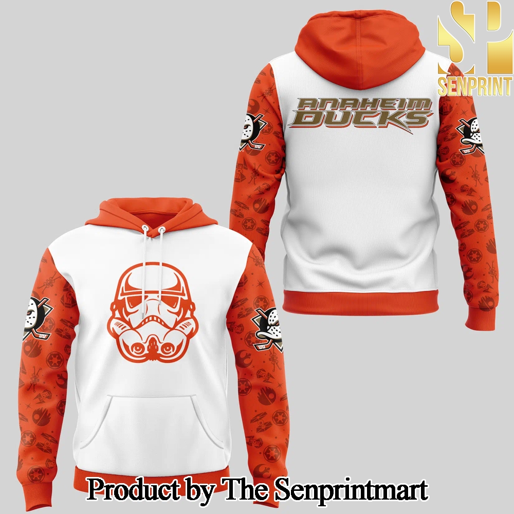 Anaheim Ducks x Star Wars Night Unique Full Printing Hoodie SEN2818