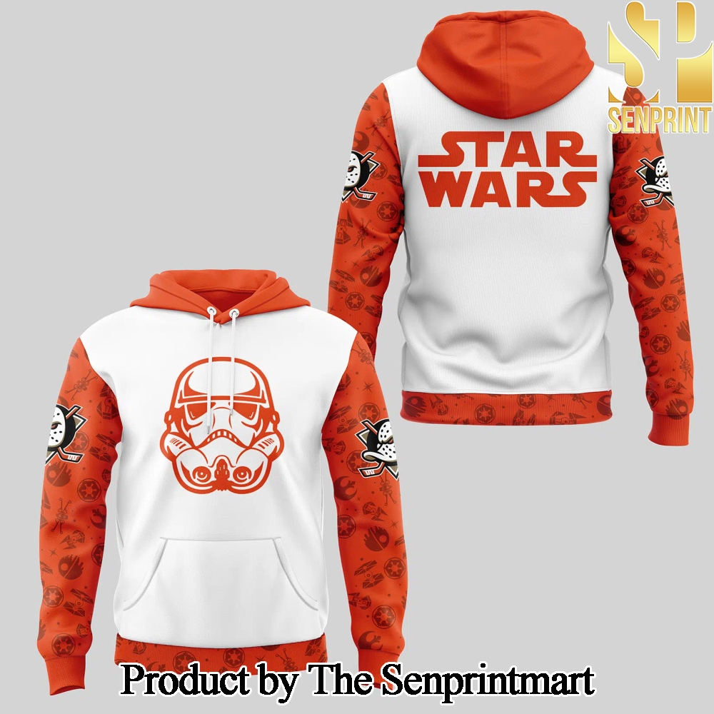 Anaheim Ducks x Star Wars Night Unique Full Printing Hoodie SEN2819