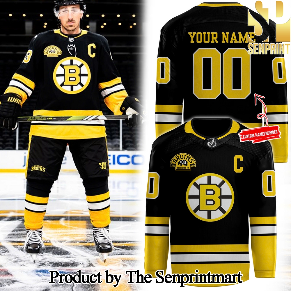 Boston Bruins Centennial Game For Sport Fans 3D Jersey SEN2903