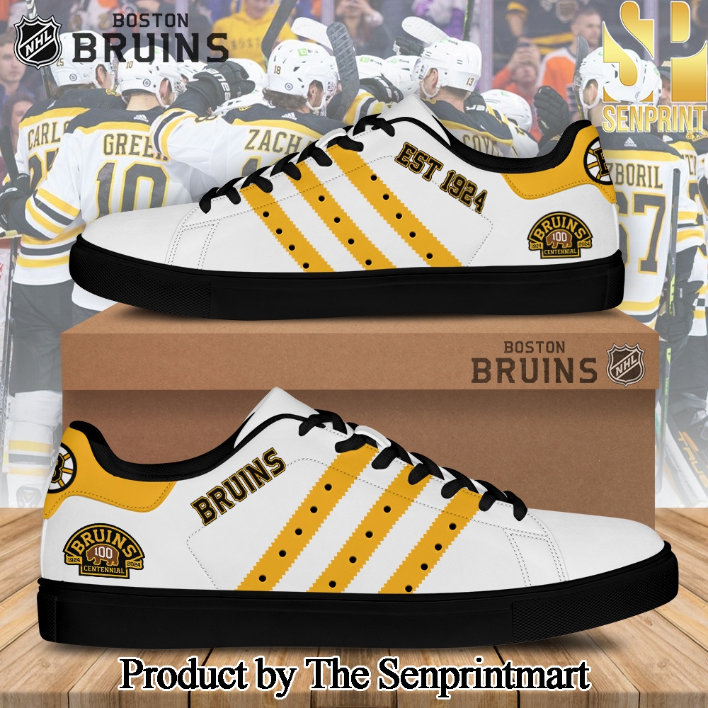 Boston Bruins For Sport Fans All Over Printed Stan Smith Shoes SEN2891