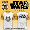 Boston Bruins x Star Wars Night Unique Full Printing Hoodie SEN2914