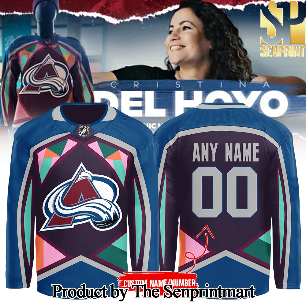 Colorado Avalanche Hispanic Heritage Month For Fans Full Printing Jersey SEN2929