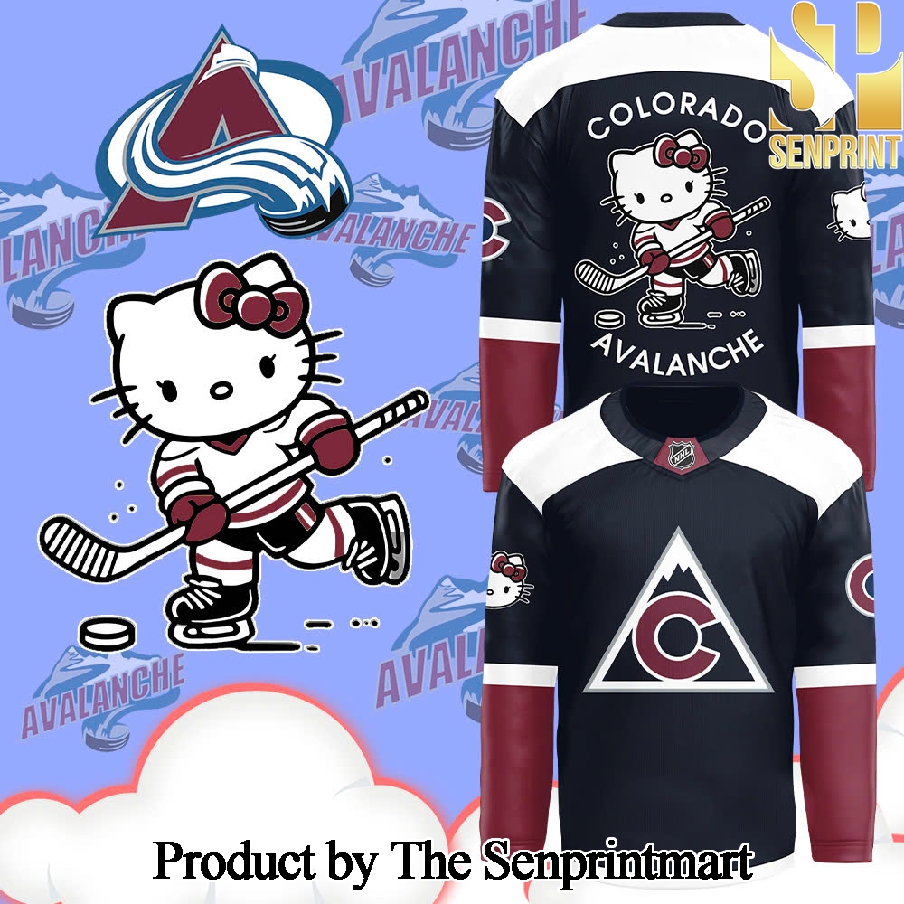 Colorado Avalanche x Hello Kitty 50th Anniversary Jersey SEN2933