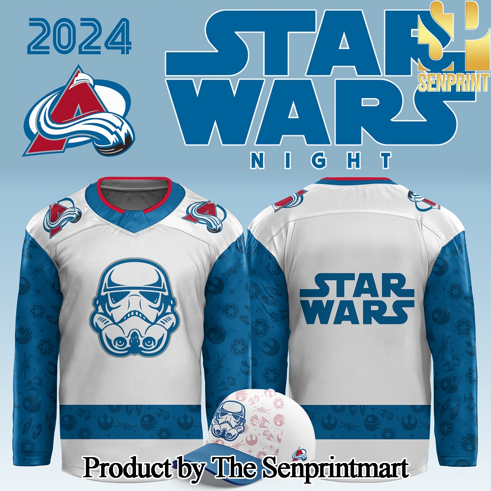 Colorado Avalanche x Star Wars Night For Fans All Over Printed Jersey SEN2935