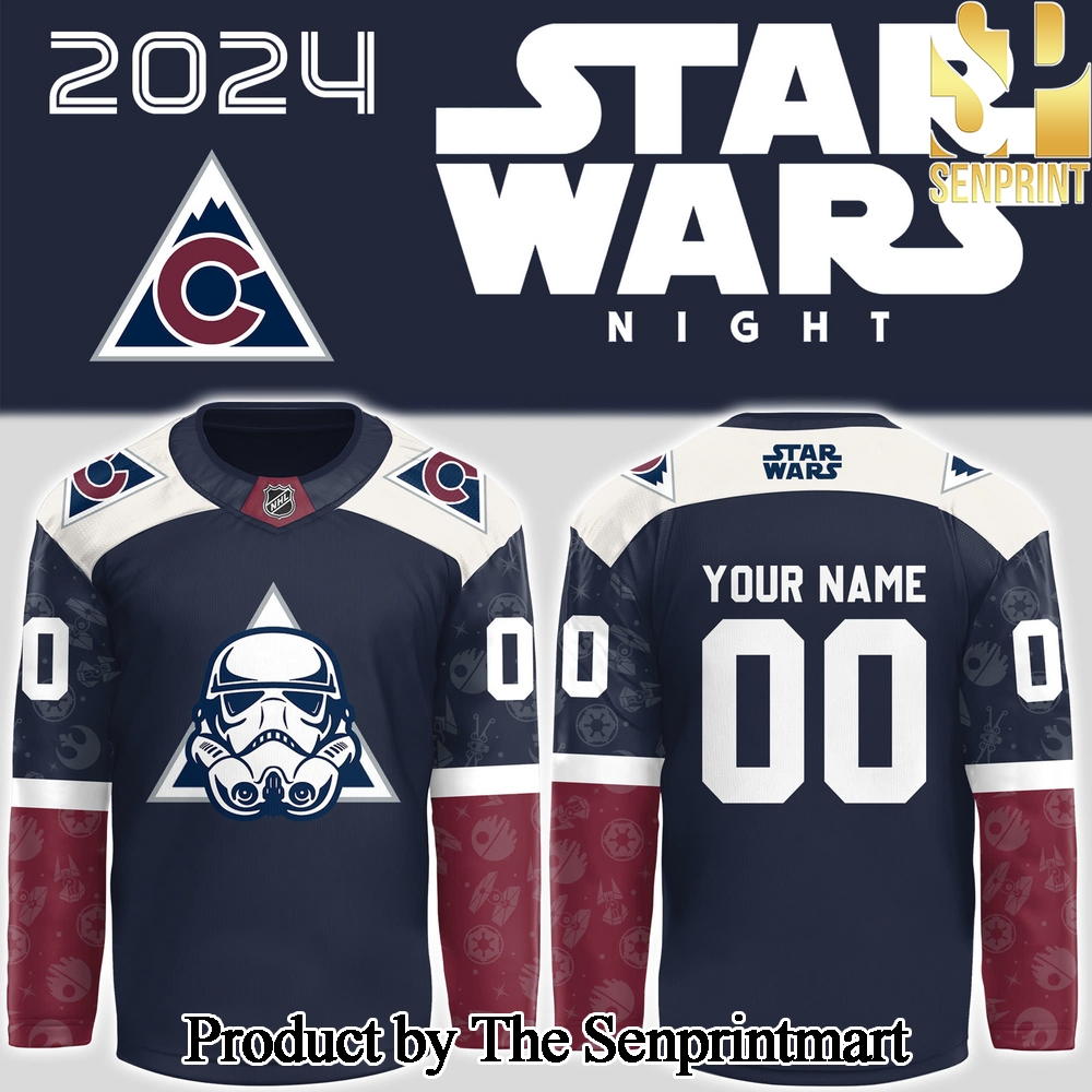 Colorado Avalanche x Star Wars Night For Sport Fans 3D Jersey SEN2934