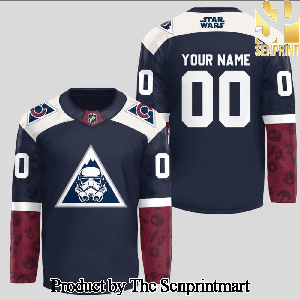 Colorado Avalanche x Star Wars Night For Sport Fans 3D Jersey SEN2936