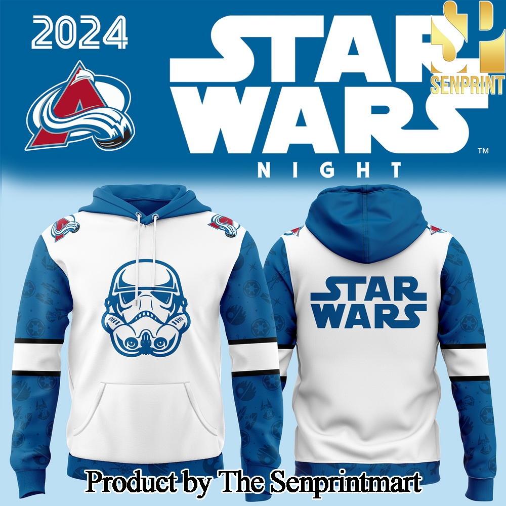 Colorado Avalanche x Star Wars Night Unique Full Printing Hoodie SEN2939