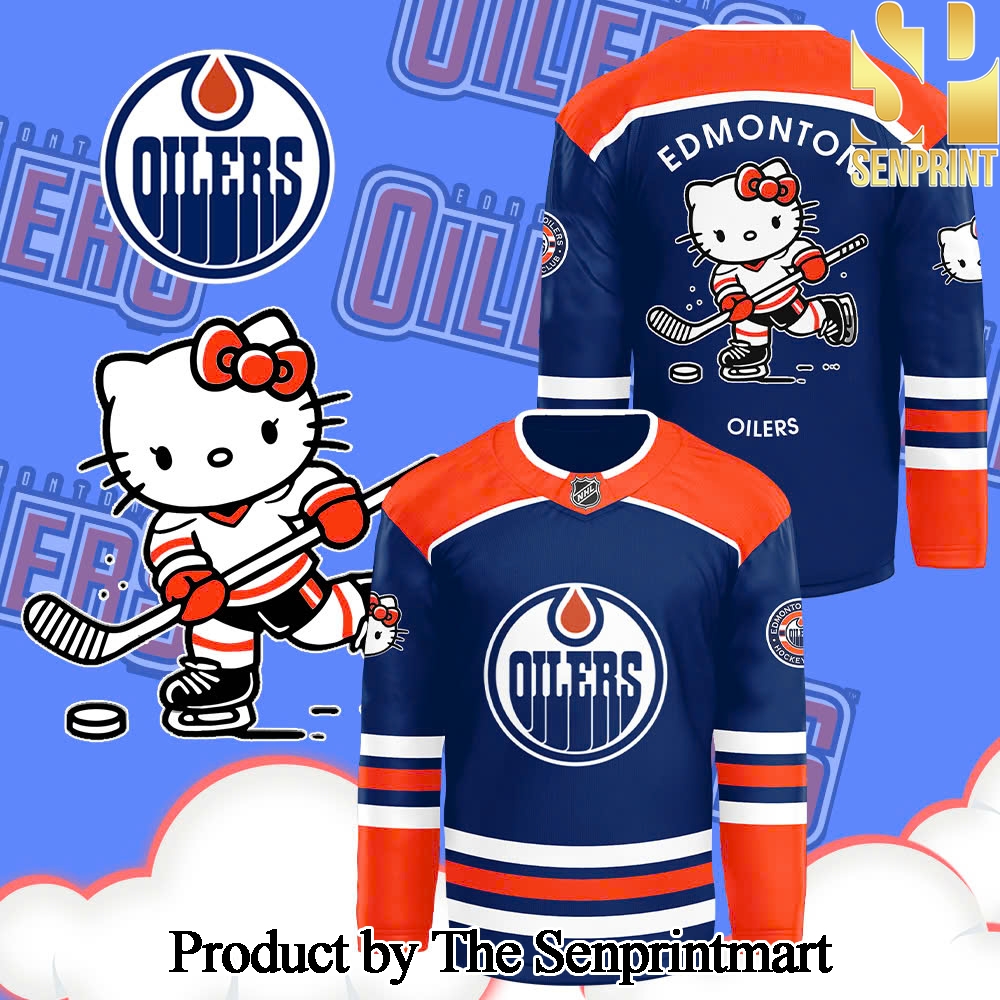 Edmonton Oilers x Hello Kitty 50th Anniversary Jersey SEN2983