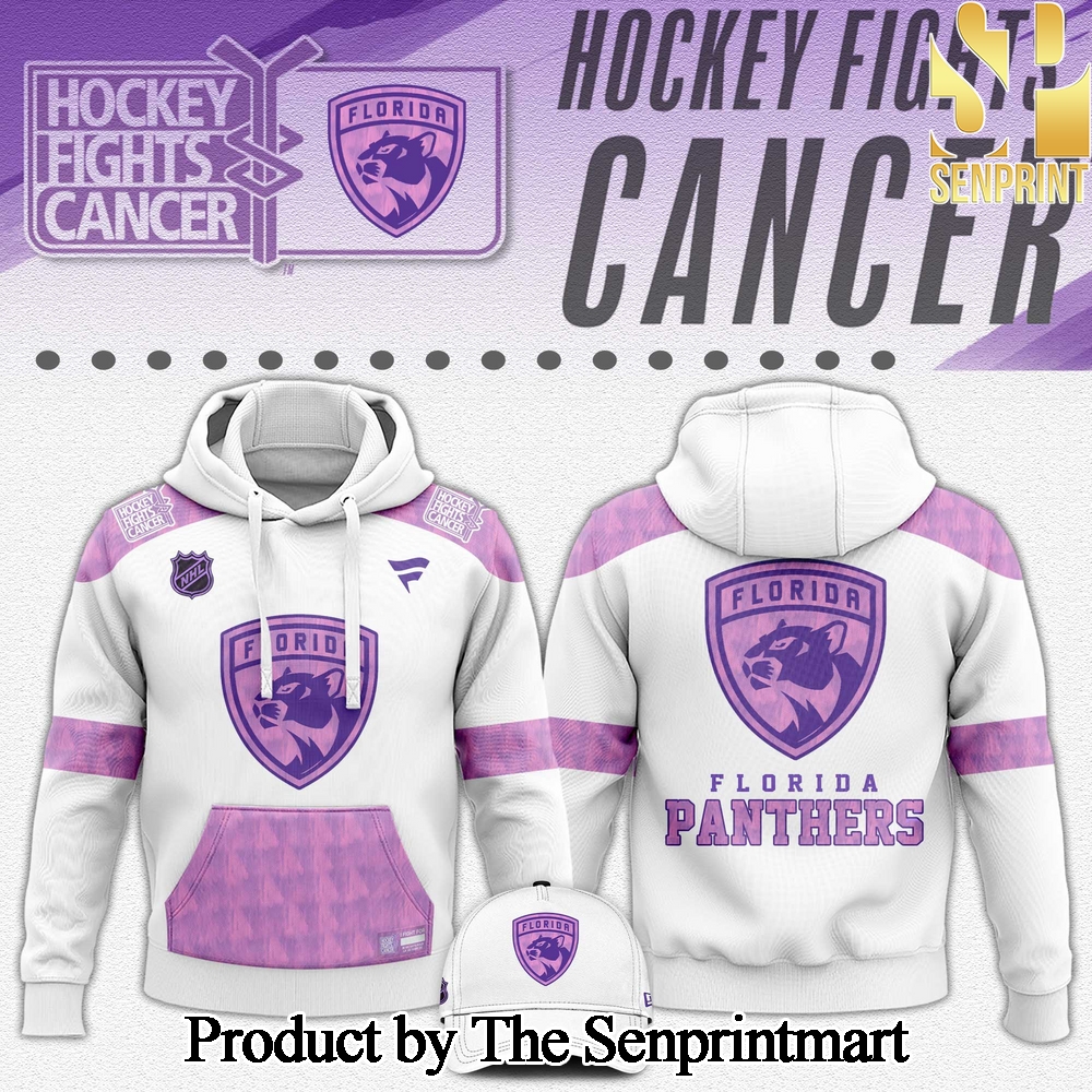 Florida Panthers Hockey Fights Cancer For Sport Fans All Over Printed Hoodie SEN2857