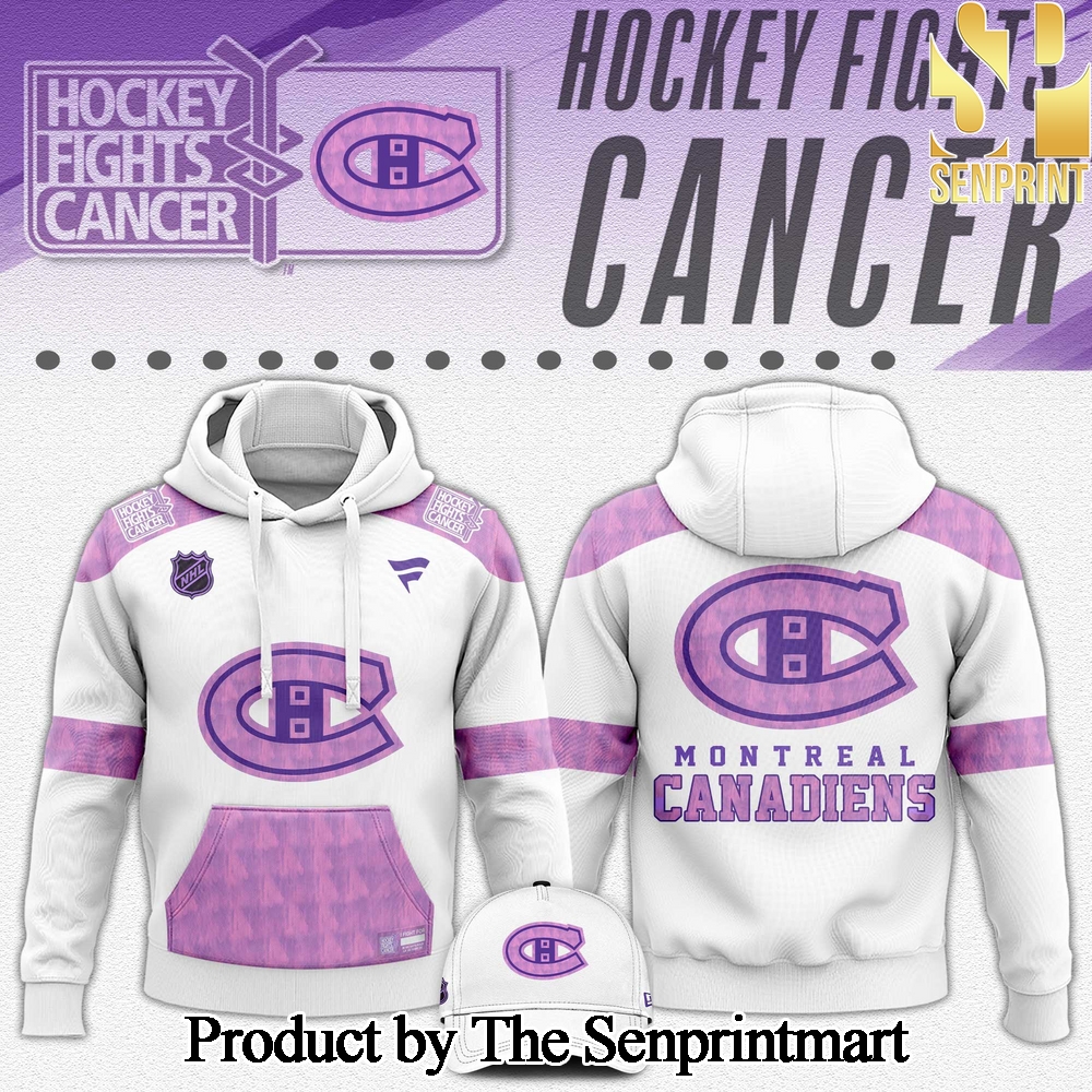 Montreal Canadiens Hockey Fights Cancer For Sport Fans All Over Printed Hoodie SEN2839