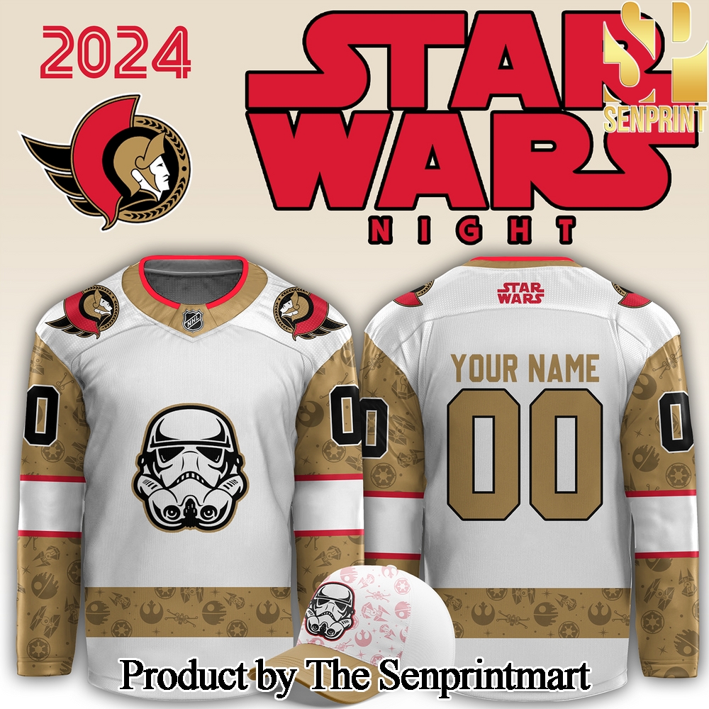 Ottawa Senators x Star Wars Night For Sport Fans 3D Jersey SEN3028