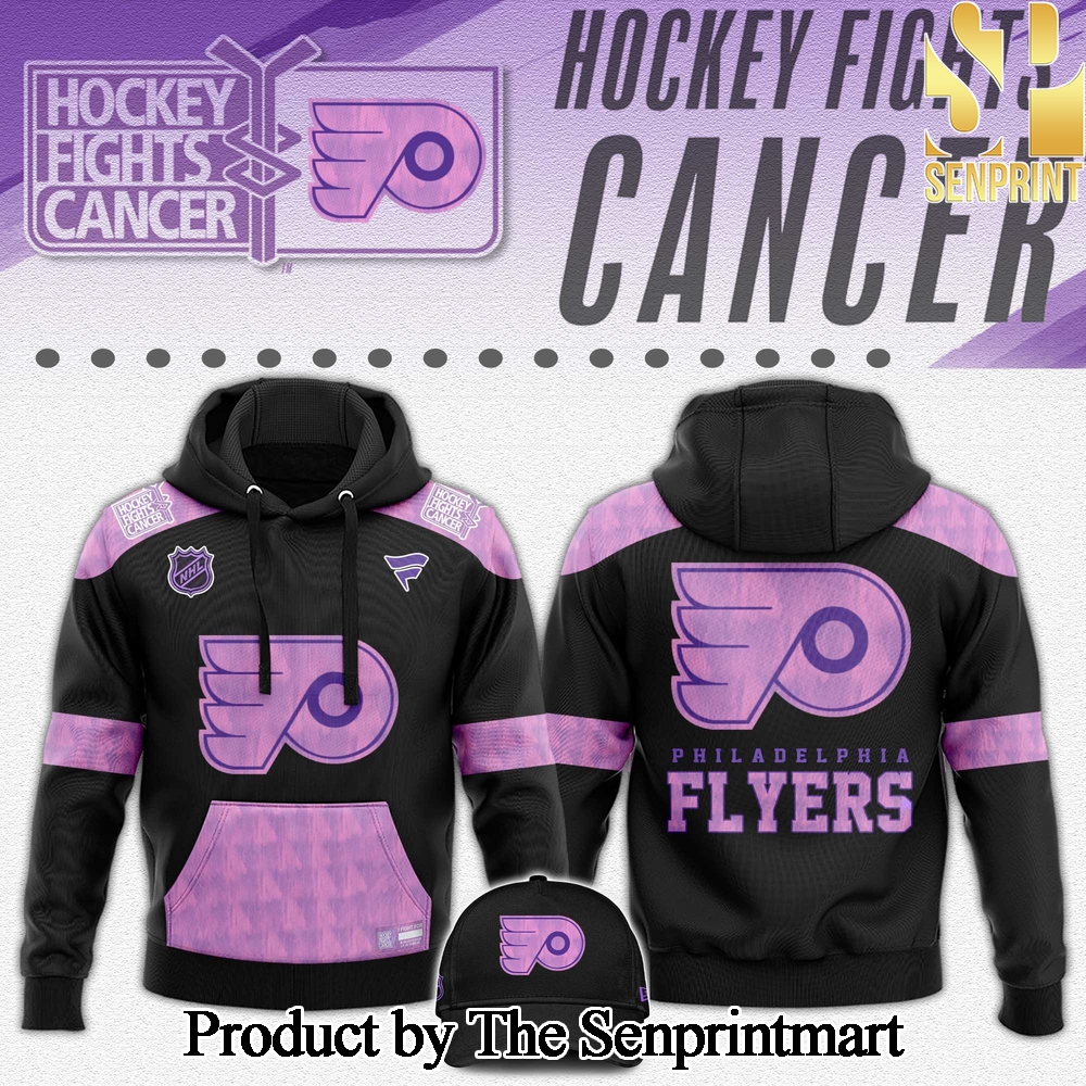 Philadelphia Flyers Hockey Fights Cancer For Sport Fans All Over Printed Hoodie SEN2869