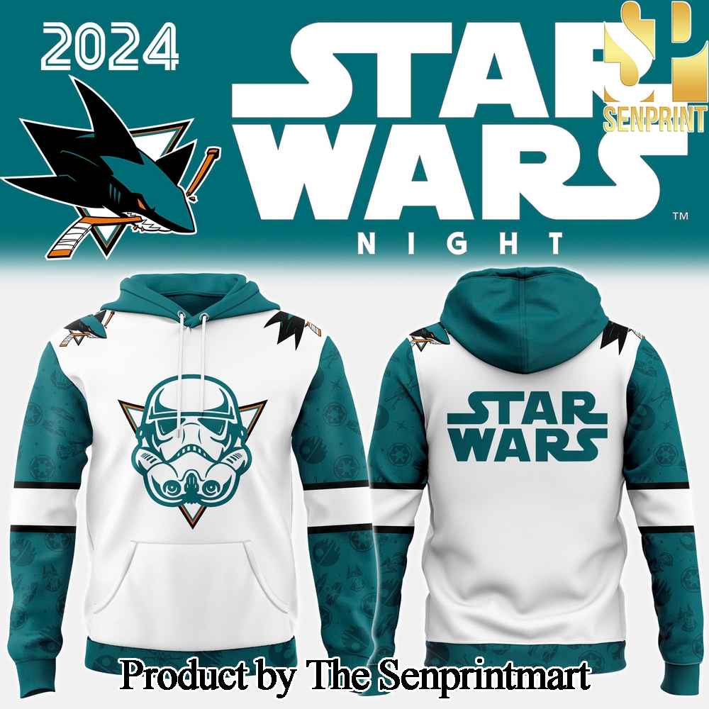 San Jose Sharks x Star Wars Night Unique Full Printing Hoodie SEN3049