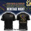 Seattle Kraken Inaugural Hispanic Heritage Night Combo Tshirt Jogger Cap SEN3057