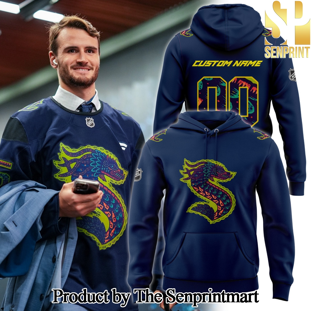 Seattle Kraken x Hispanic Heritage Night 2024 Personalized Hoodie SEN3080