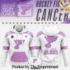 St. Louis Blues Hockey Fights Cancer For Sport Fans All Over Printed Hoodie SEN2875