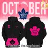 Toronto Maple Leafs 2024 NHL Breast Cancer Awareness Month Long Sleeve Shirt SEN3098