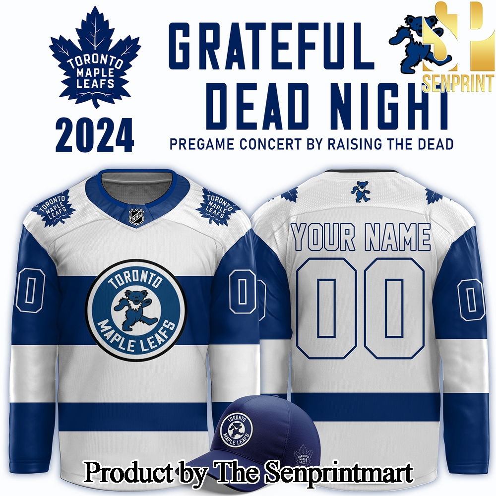 Toronto Maple Leafs x Grateful Dead Night 2024 Custom Jersey SEN3102