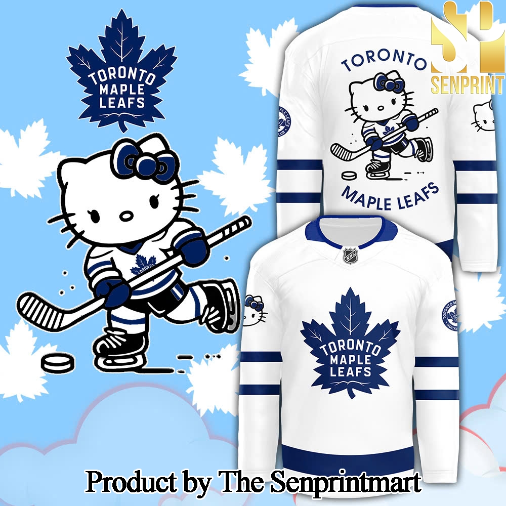 Toronto Maple Leafs x Hello Kitty 50th Anniversary Exclusive Jersey White SEN3105