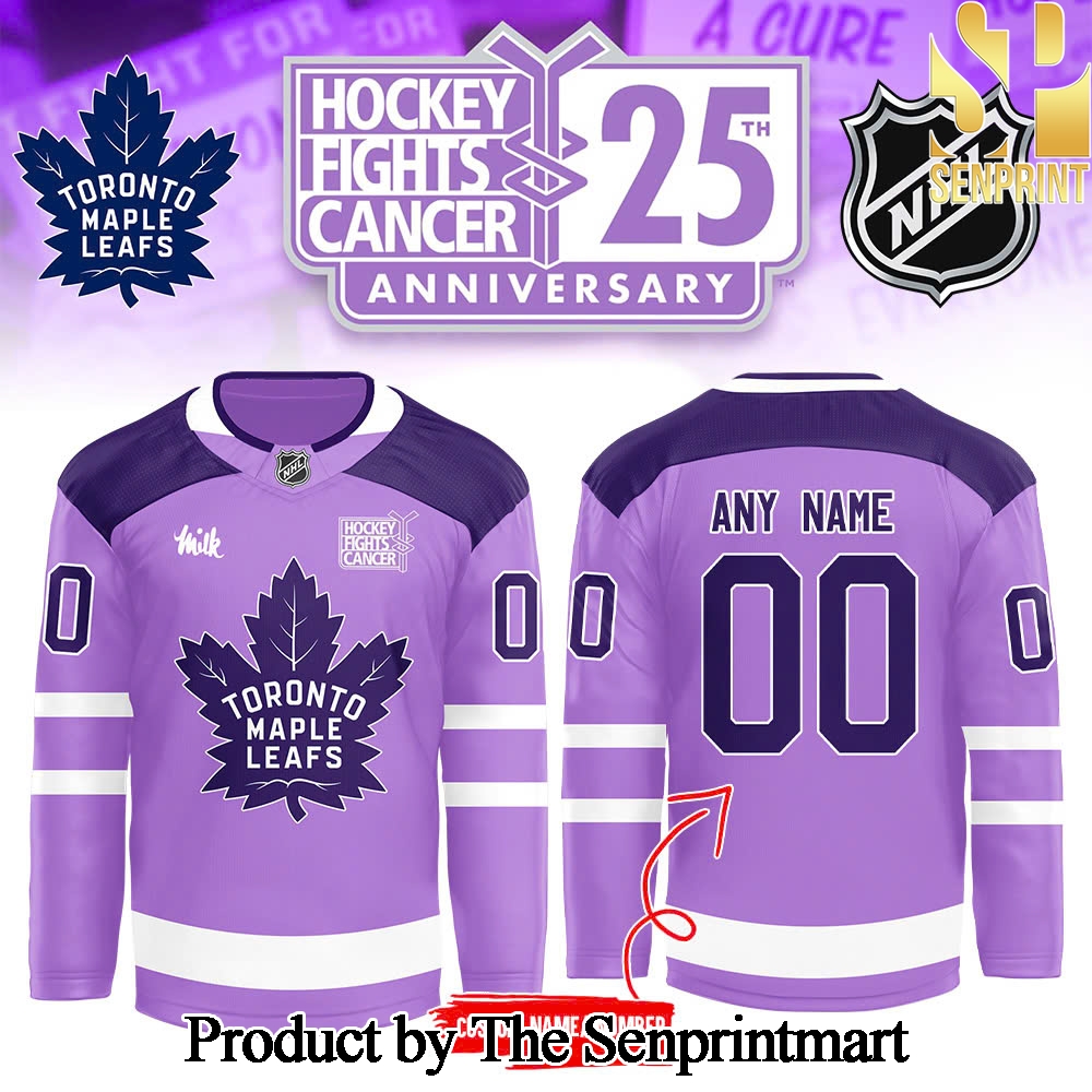 Toronto Maple Leafs x Hockey Fights Cancer Night 2024 Jersey SEN3092