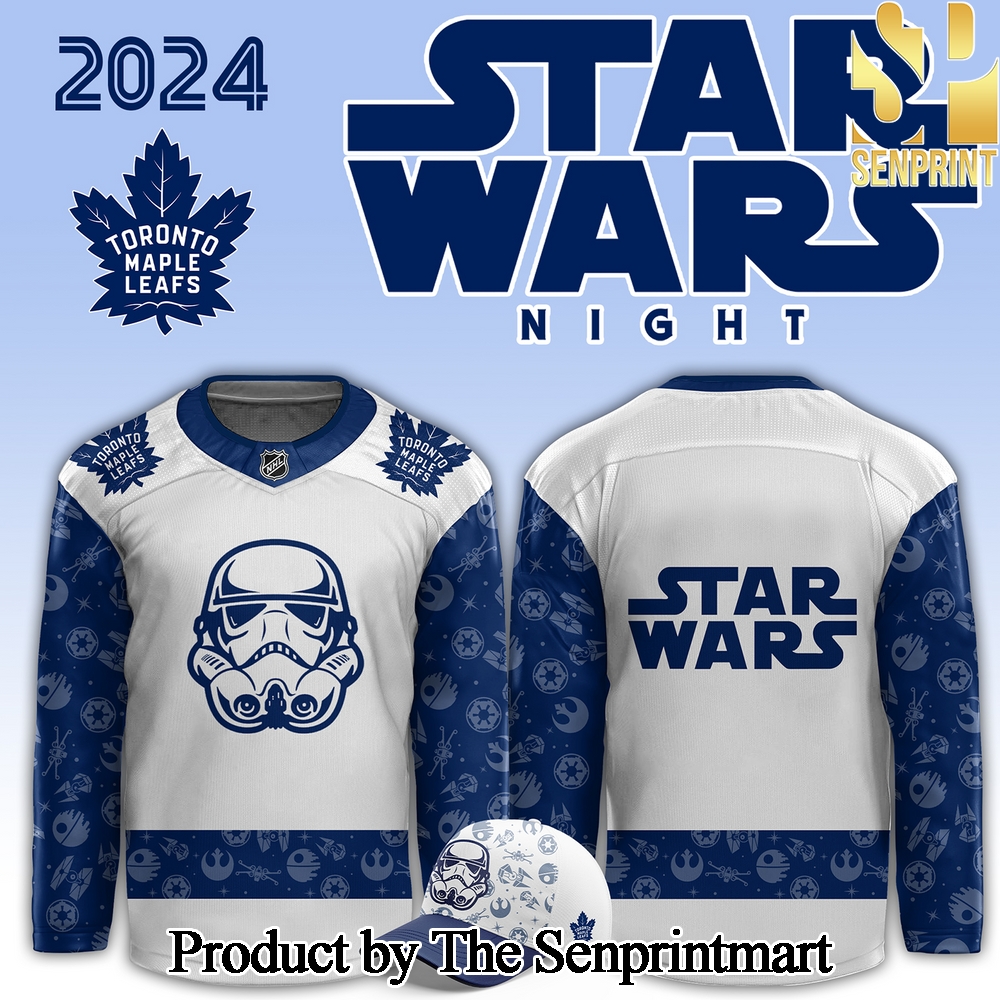 Toronto Maple Leafs x Star Wars Night For Fans All Over Printed Jersey SEN3107