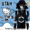 Utah Hockey Club x Hello Kitty 50th Anniversary For Sport Fans Full Printed Hoodie White SEN3125