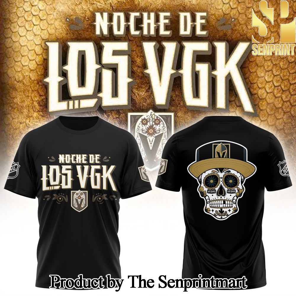 Vegas Golden Knights Noche De Los For Sport Fans Full Printed Tshirt SEN3146