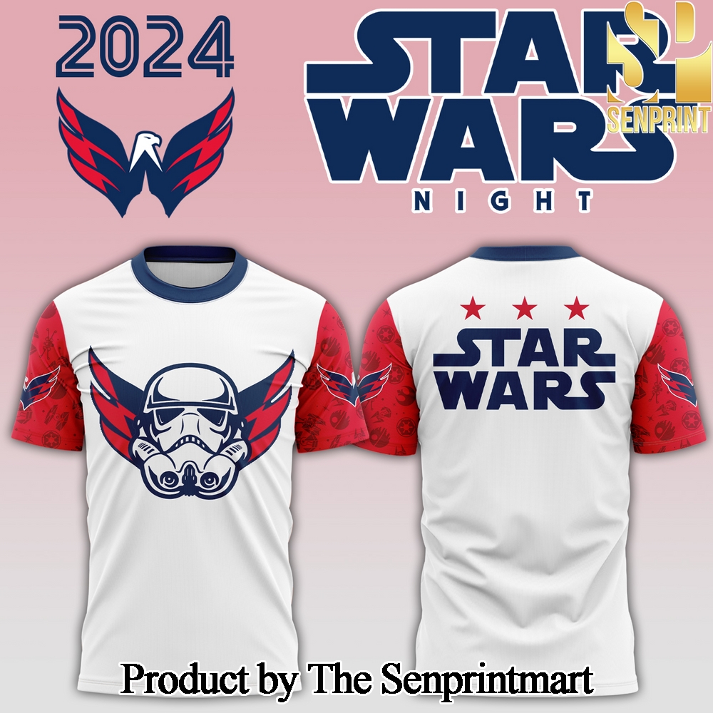 Washington Capitals x Star Wars Night For Fans Full Printing Shirt SEN3151