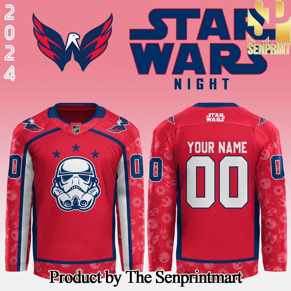 Washington Capitals x Star Wars Night For Sport Fans 3D Jersey SEN3153