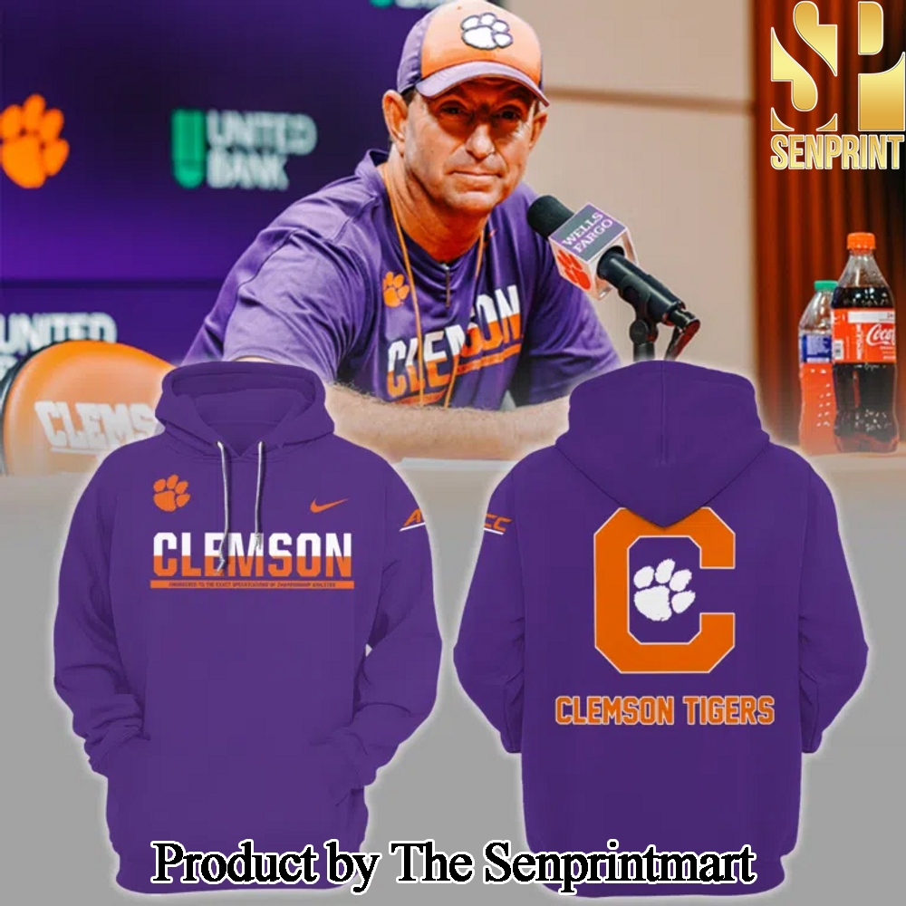 Clemson Tigers Football For Sport Fans All Over Printed Hoodie SEN3018