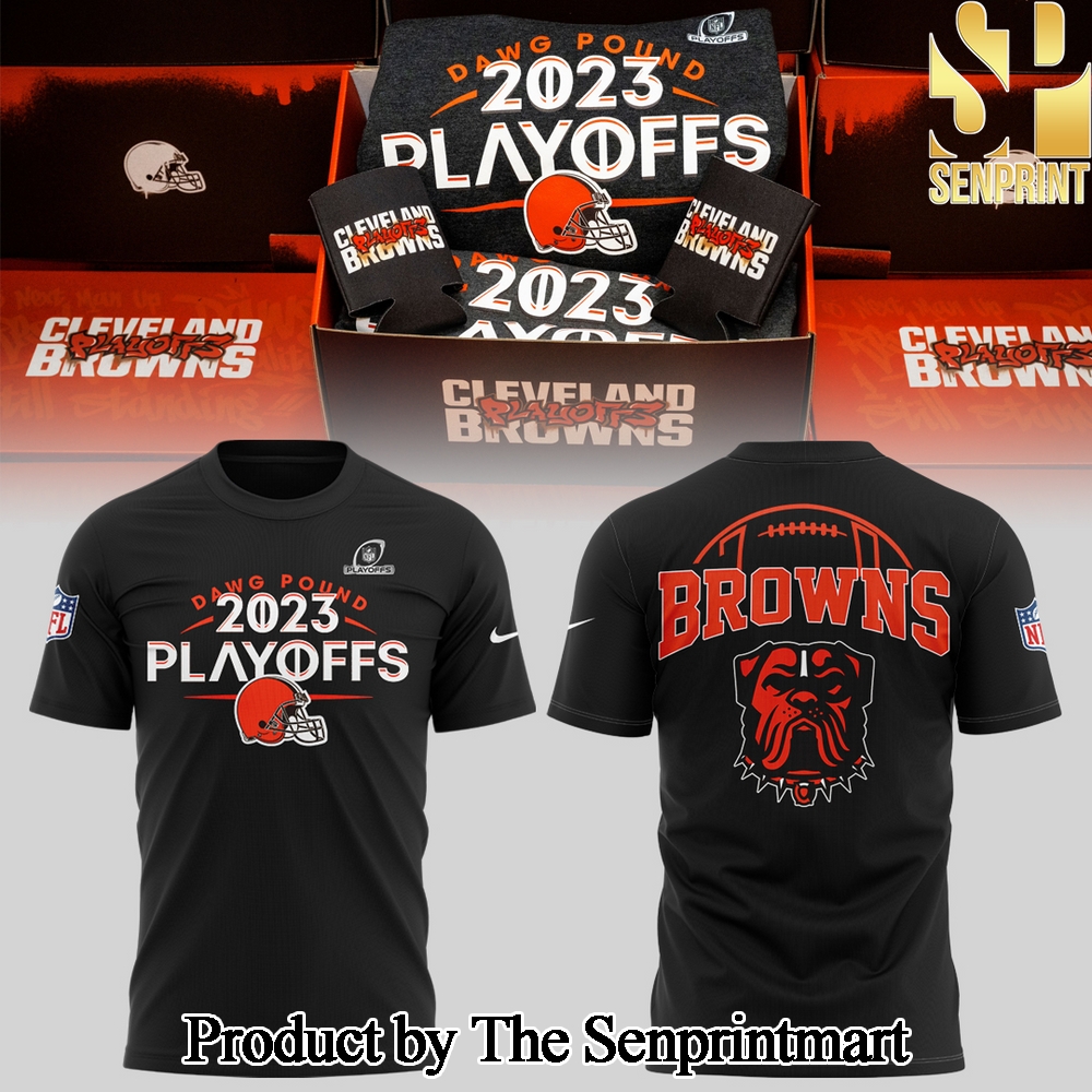 Cleveland Browns Dawg Pound NFL Playoffs Tee Shirt SEN3038