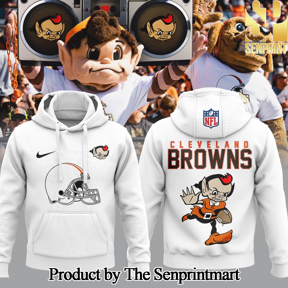 Cleveland Browns Football Brownie the Elf’s Hoodie SEN3069