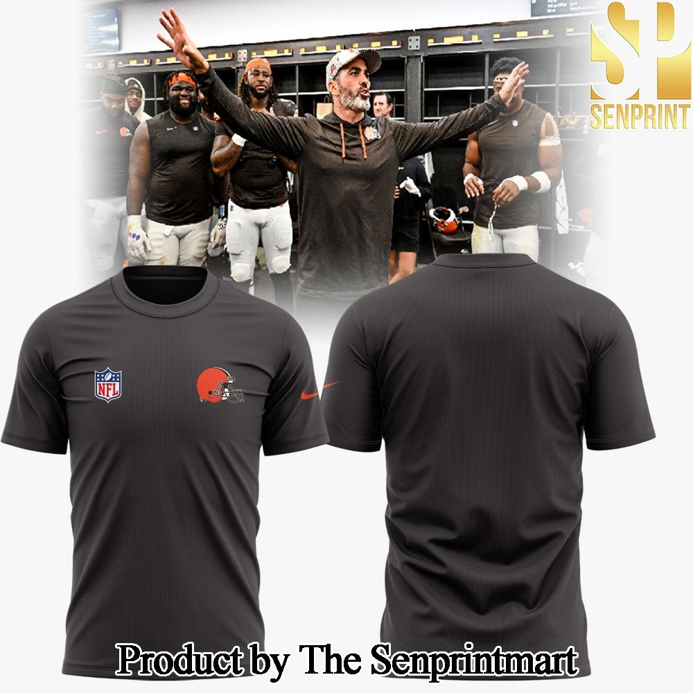 Cleveland Browns Football Coach Gift Ideas Full Printing Tshirts edition SEN3094