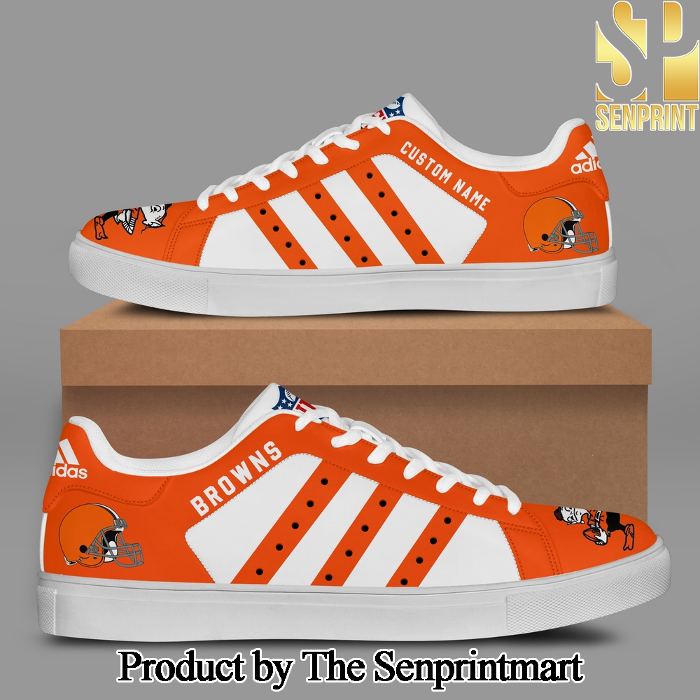 Cleveland Browns Football Gift Ideas Full Printing Stan Smith Shoes SEN3093